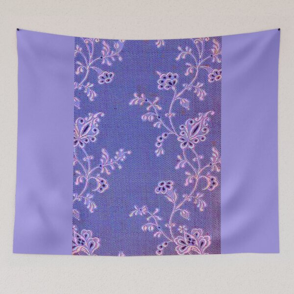 Item preview, Twilight Orchid Silk – Georgian Floral Damask designed and sold by WheelieGdArt.
