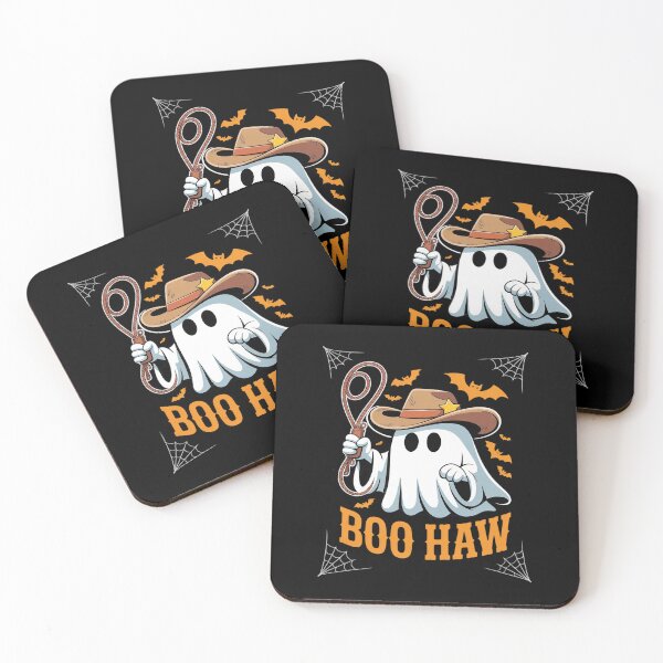 Item preview, Boo Haw Funny Cowboy Ghost Halloween designed and sold by BiellaSar.