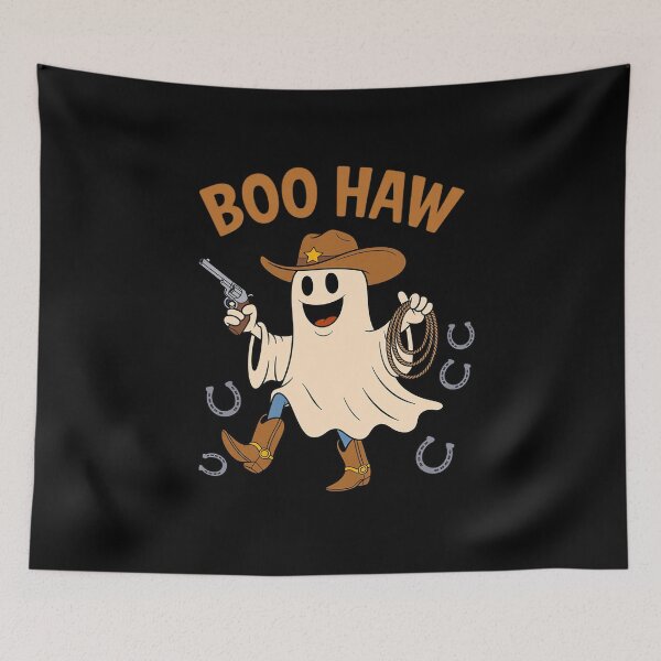 Item preview, Boo Haw Cowboy Ghost Halloween designed and sold by BiellaSar.