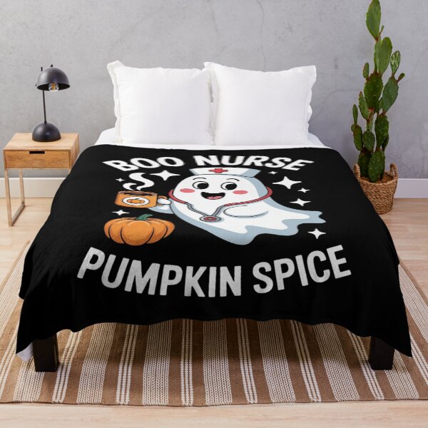 Item preview, Boo Nurse Pumpkin Spice Nurse designed and sold by BiellaSar.