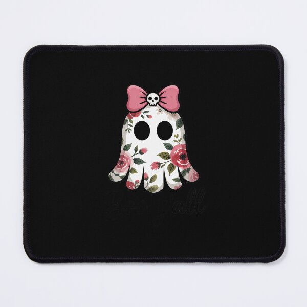 Item preview, Boo Y'all Ghost Pink Coquette Halloween All Year Skull Bow designed and sold by BiellaSar.