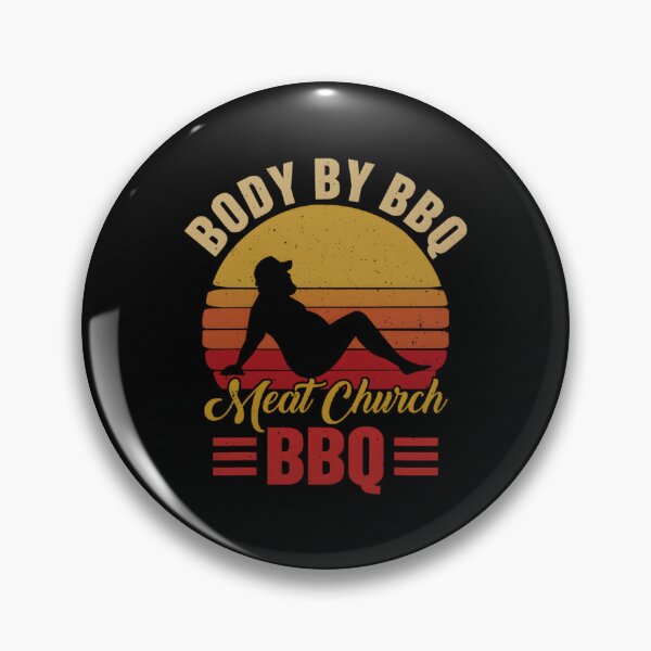 Item preview, Body By BBQ — Retro Badge designed and sold by RenanSouzaDias.