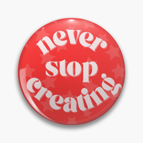 Item preview, Never Stop Creating Red Stars designed and sold by Met Liefs Paperie.