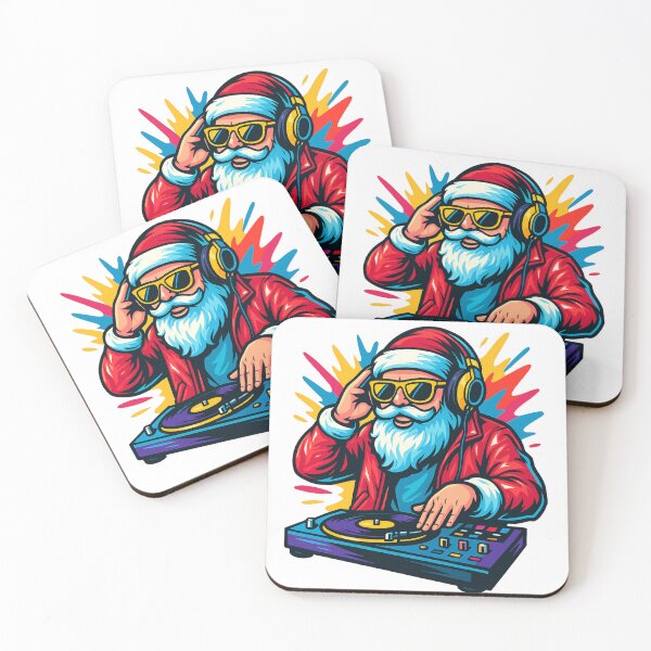 Item preview, DJ Santa Mixing Christmas Beats designed and sold by CosmoPixelArts.