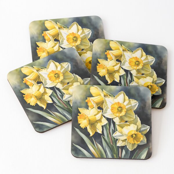 Aperçu de l'œuvre Peinture à l’aquarelle de fleur de jonquille | Art floral | Aquarelle | Cadeau pour les amateurs d'art | Cadeau pour les amoureux des fleurs créée et vendue par UnhingedBird.