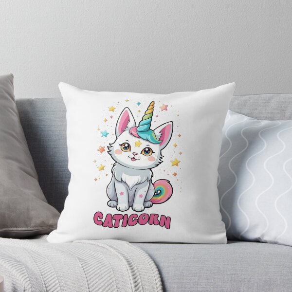Item preview, Funny Caticorn Cat & Unicorn Kawaii Art designed and sold by Pixel & Petal.