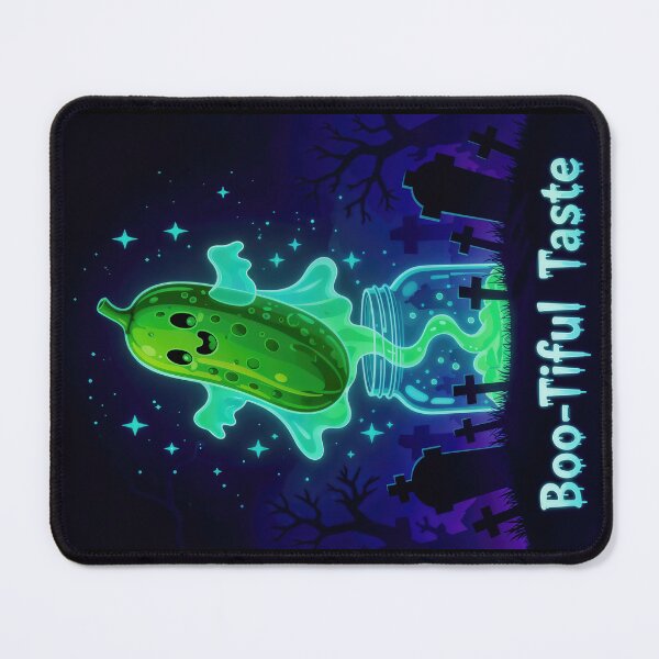 Item preview, Boo-Tiful Taste: Pickle Ghost Illustration designed and sold by moonmymuse7.