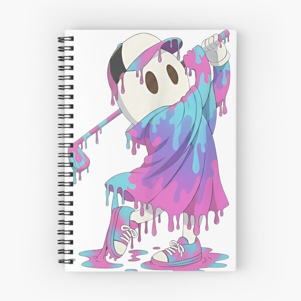 Item preview, Drippy Ghost Golfer Pastel Aesthetic Tee designed and sold by LashondaGreen89.