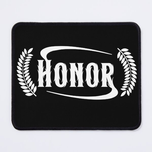 Item preview, HONOR | Warrior Discipline Metal Logo Streetwear Gym Aesthetic - 90s White Logo designed and sold by Gary-Shop.