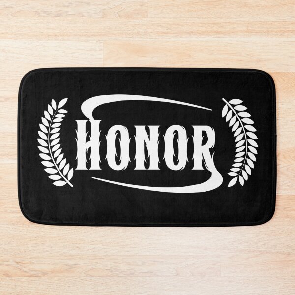 Item preview, HONOR | Warrior Discipline Metal Logo Streetwear Gym Aesthetic - 90s White Logo designed and sold by Gary-Shop.