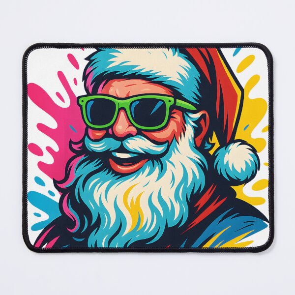 Item preview, Retro Pop Art Santa Claus designed and sold by CosmoPixelArts.