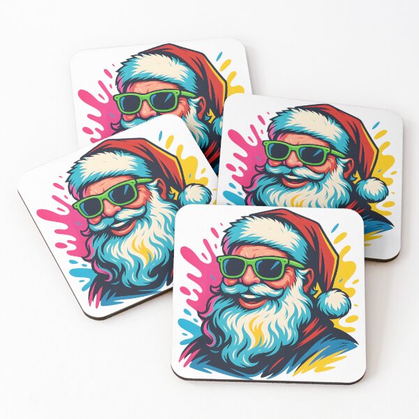 Item preview, Retro Pop Art Santa Claus designed and sold by CosmoPixelArts.