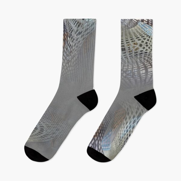 Item preview, Skyscrapers in the haze – Winding kaleidoscopic structure / Swiss Artwork Photography designed and sold by Raphael Wolf.