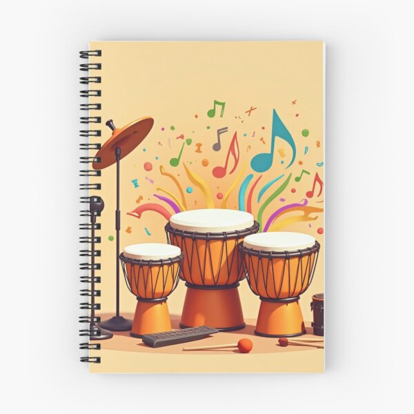 Artikelvorschau, Rhythmus-Explosion – Farbenfroher Musik-Kunstdruck entworfen und verkauft von Pulse Of Africa.