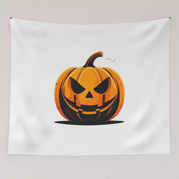 Item preview, Scary Black Pumpkin Face | Halloween Carved Pumpkin Jack O Lantern designed and sold by ArcticPastel.