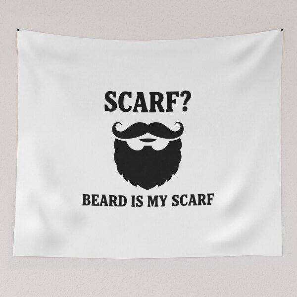 Item preview, Funny Beard is My Scarf - Bearded Man Gift - Winter Beard Humor designed and sold by Kubala.