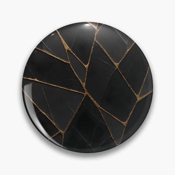 Item preview, Dark Metallic Shattered Glass – Elegant Abstract Design designed and sold by mhose3.