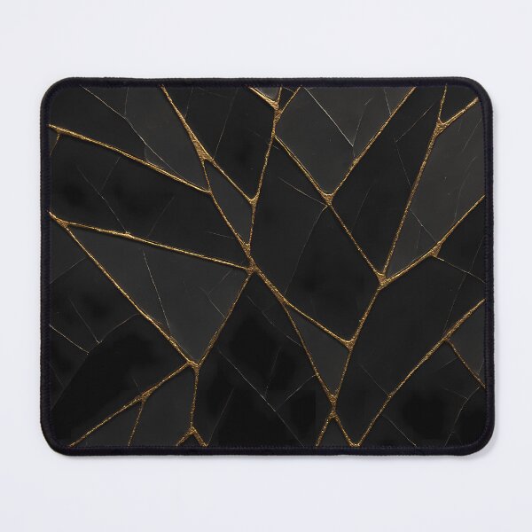 Item preview, Dark Metallic Shattered Glass – Elegant Abstract Design designed and sold by mhose3.