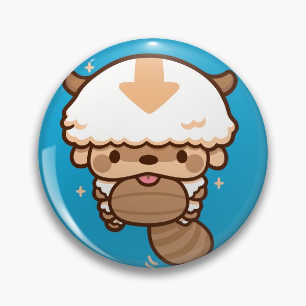 Item preview, Baby Appa – Cute Avatar Airbender Flying Bison Chibi Art designed and sold by Minimum-Rage.