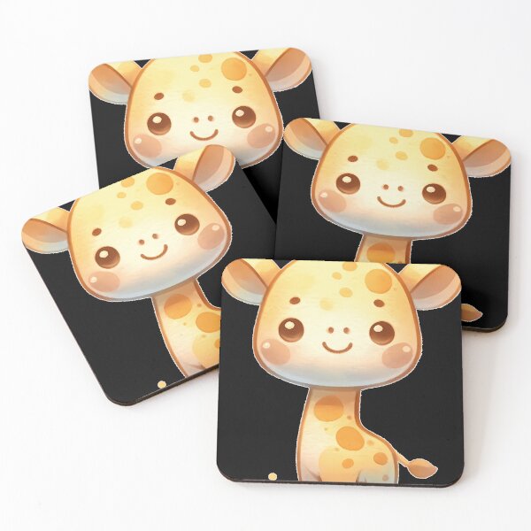 Item preview, Adorable-Smiling-Giraffe-Cartoon-(1) designed and sold by FinnEllery.