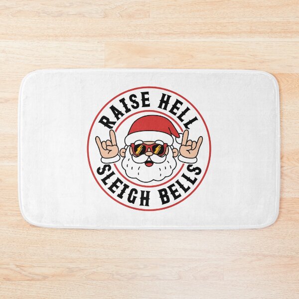 Item preview, Raise Hell Sleigh Bells - Rock & Roll Santa Christmas Heavy Metal Music Mashup designed and sold by Brogress Project.