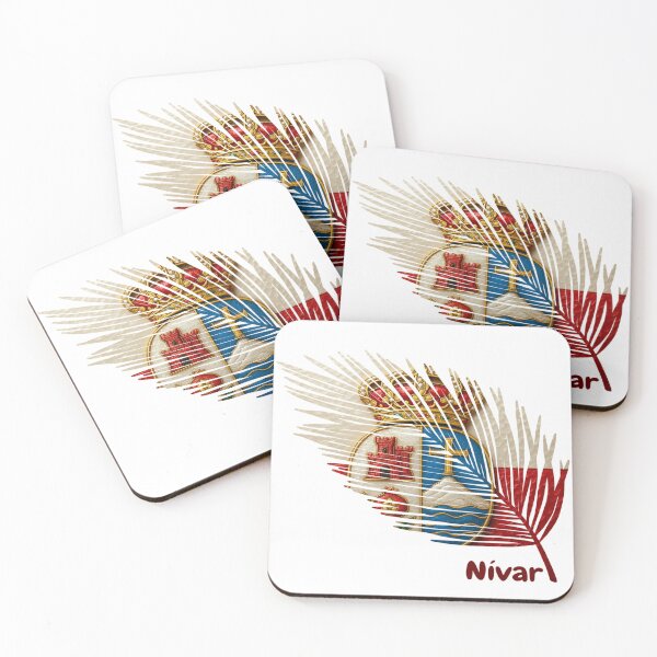 Item preview, Abstract Flag of Nívar – Feather Shape Design designed and sold by ArteJorge48.