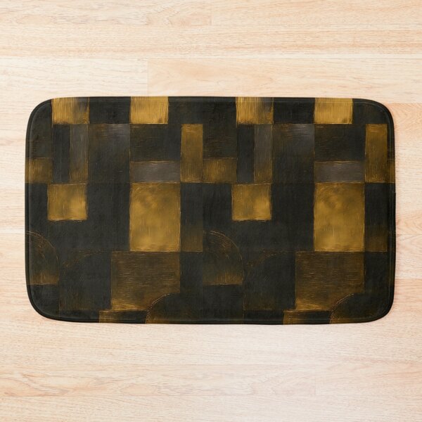 Item preview, Black and Gold Metallic Texture – Modern Abstract Pattern designed and sold by mhose3.