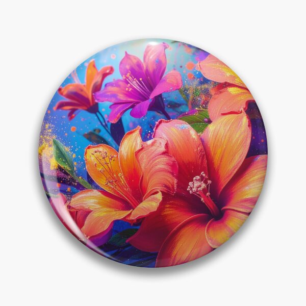 Item preview, Van Gogh Inspired Floral Painting — Vibrant Aesthetic Art designed and sold by IsaMarina.