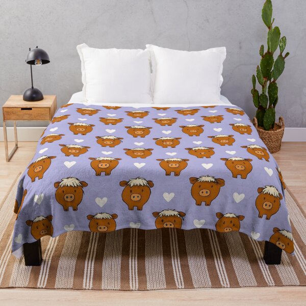 Item preview, Highland cow pastel purple designed and sold by Highlandlass365.