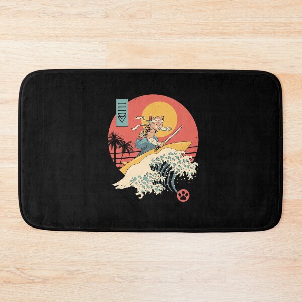 Item preview, Catana Cat Surf Sunset Wave designed and sold by vincenttrinidad.