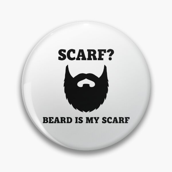 Item preview, Beard is My Scarf Funny Design For Bearded Boyfriend With Beard Icon designed and sold by Kubala.