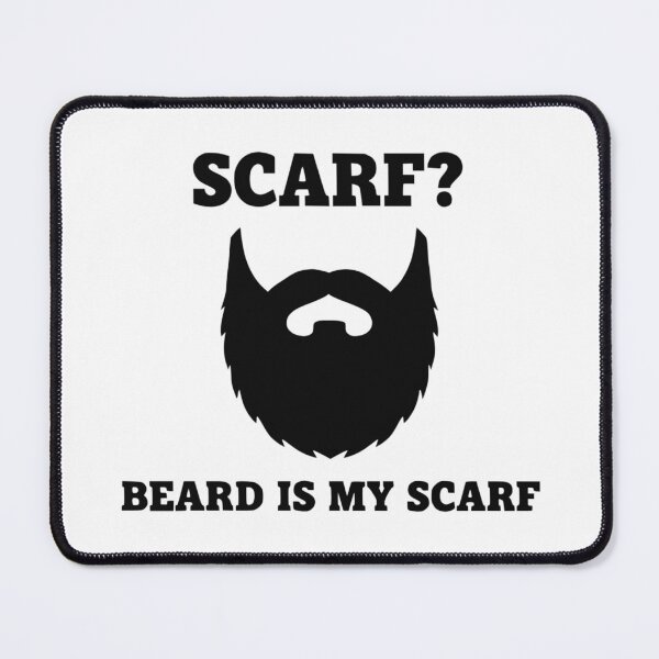Item preview, Beard is My Scarf Funny Design For Bearded Boyfriend With Beard Icon designed and sold by Kubala.