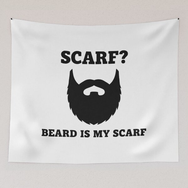 Item preview, Beard is My Scarf Funny Design For Bearded Boyfriend With Beard Icon designed and sold by Kubala.