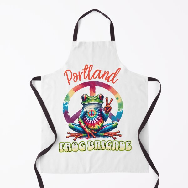 Item preview, Portland Frog Brigade — Peace Frog retro Design designed and sold by CeliaZnx.