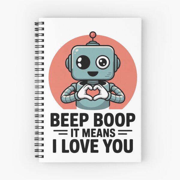 Item preview, Cute Robot Beep Boop - Funny Tech Quote designed and sold by ShirtHatch.