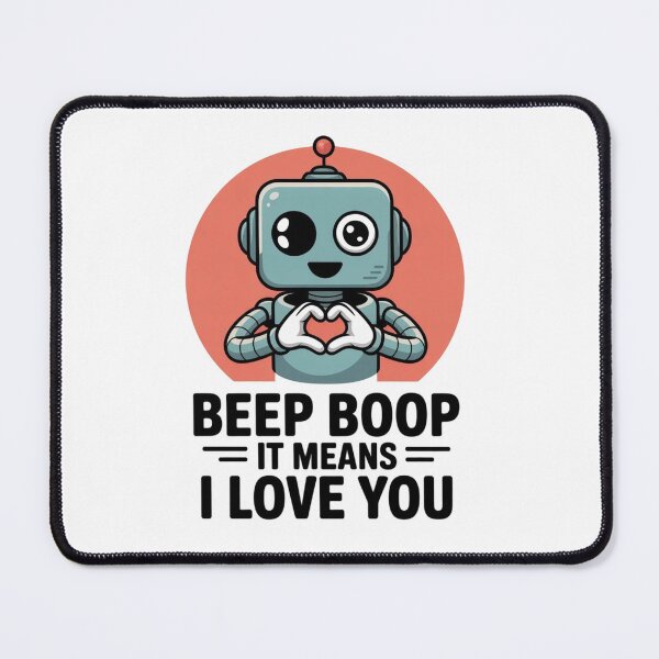 Item preview, Cute Robot Beep Boop - Funny Tech Quote designed and sold by ShirtHatch.