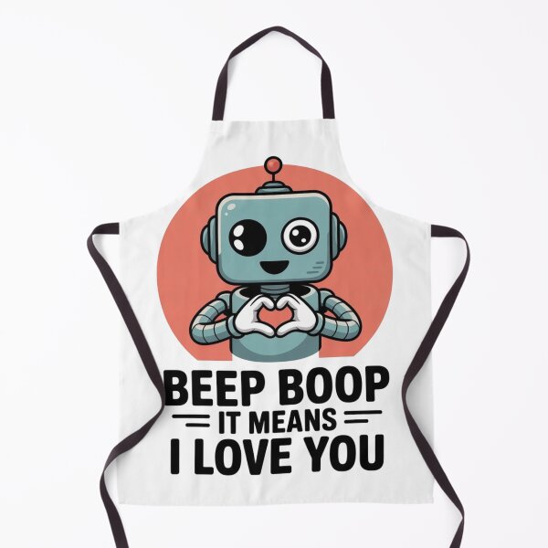 Item preview, Cute Robot Beep Boop - Funny Tech Quote designed and sold by ShirtHatch.