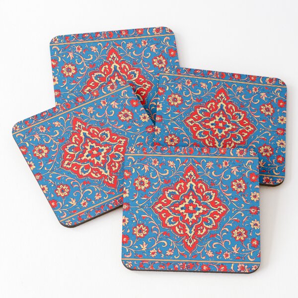 Item preview, Blue carpet, floral explosion designed and sold by Sigtrix.