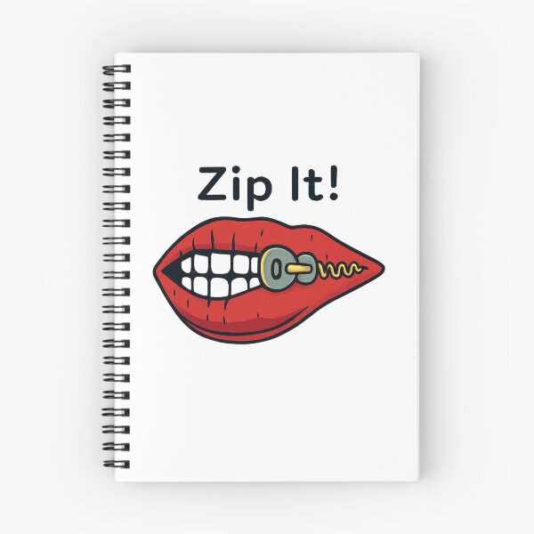Item preview, Zip It – Bold Zipper Mouth Design designed and sold by BestDetailer.
