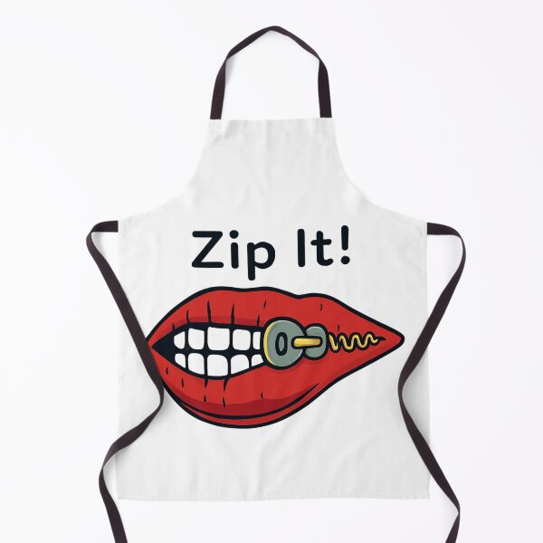Item preview, Zip It – Bold Zipper Mouth Design designed and sold by BestDetailer.