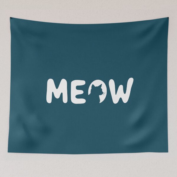 Item preview, Meow Cat Silhouette designed and sold by NosandEdgy.