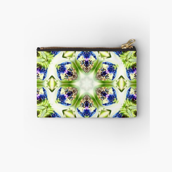 Item preview, Kaleidoscopic bee – purple flower, vibrant colors / Swiss Artwork Photography designed and sold by Raphael Wolf.