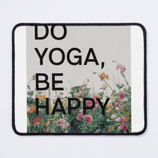 Item preview, Do Yoga, Be Happy designed and sold by Vivid Art Zone.