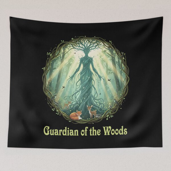 Item preview, Guardian of the Woods – Forest Spirit Protector designed and sold by SidTastic .