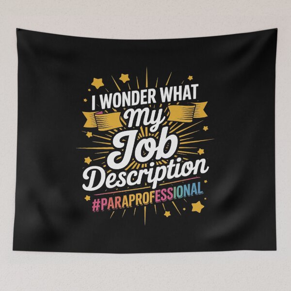 Item preview, Paraprofessional Educator - Teachers Assistant Paraeducator  designed and sold by HuValverdeArt.