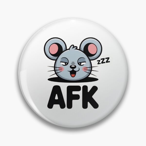 Item preview, Cute AFK Mouse - Funny Gamer & Tech Humor designed and sold by ShirtHatch.