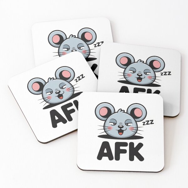 Item preview, Cute AFK Mouse - Funny Gamer & Tech Humor designed and sold by ShirtHatch.