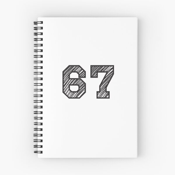 Item preview, Number 67 - Bold and Iconic Design designed and sold by LittleBrushes.
