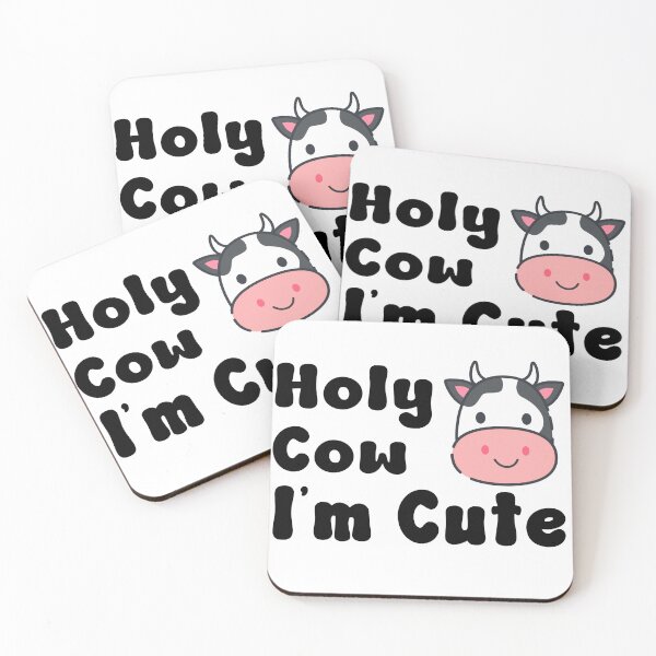 Item preview, Holy Cow I'm Cute Funny Design designed and sold by Pixel & Petal.