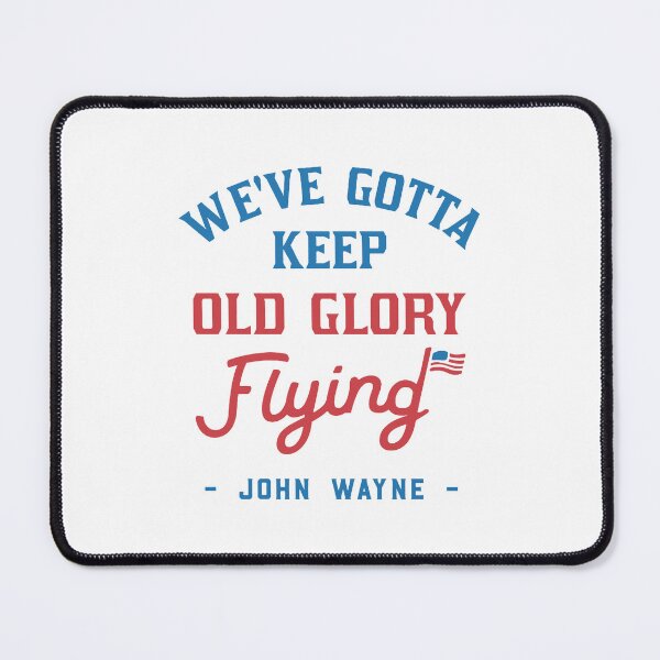 Item preview, John Wayne American Flag Patriot Quote designed and sold by Shop-Cardinalch.